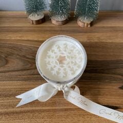 Kar Tanesi - 4 Silikon Mum Kalıbı