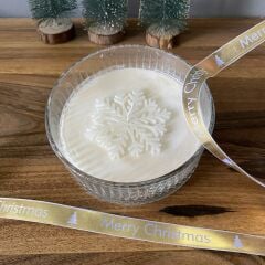 Kar Tanesi - 5 Silikon Mum Kalıbı