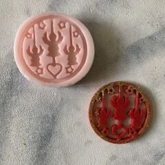 Melekler Silikon Mum Kalıbı