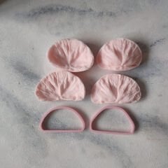 Haşhaş Çiçeği Kesici ve Damarlayıcı Silikon Kalıp