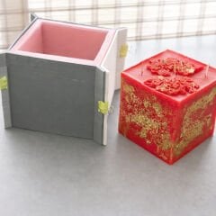 Büyük kare silikon kalıbı | Mum Kalıbı