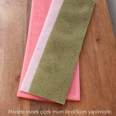 Yılan Derisi Efektli Silikon Doku Kalıbı