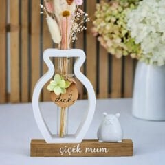 Modern Form Vazo Silikon Kalıbı | Tüplü Vazo Kalıbı