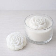 Açık Gül Silikon Kalıp | Mum Ve Taş Tozu Kalıbı