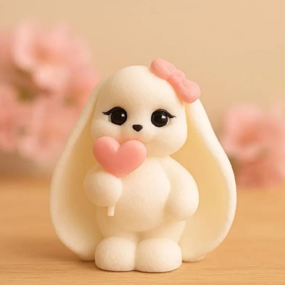 Tavşan Silikon Kalıp | Mum Ve Taş Tozu Kalıbı