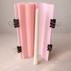 Uzun Form Şamdan Silikon Kalıp | Konik Şamdan Kalıbı