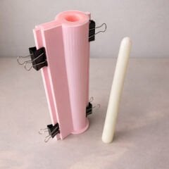 Uzun Form Şamdan Silikon Kalıp | Konik Şamdan Kalıbı