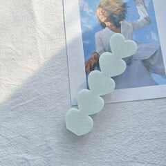 Mini Kalpli Mum Silikon Kalıbı