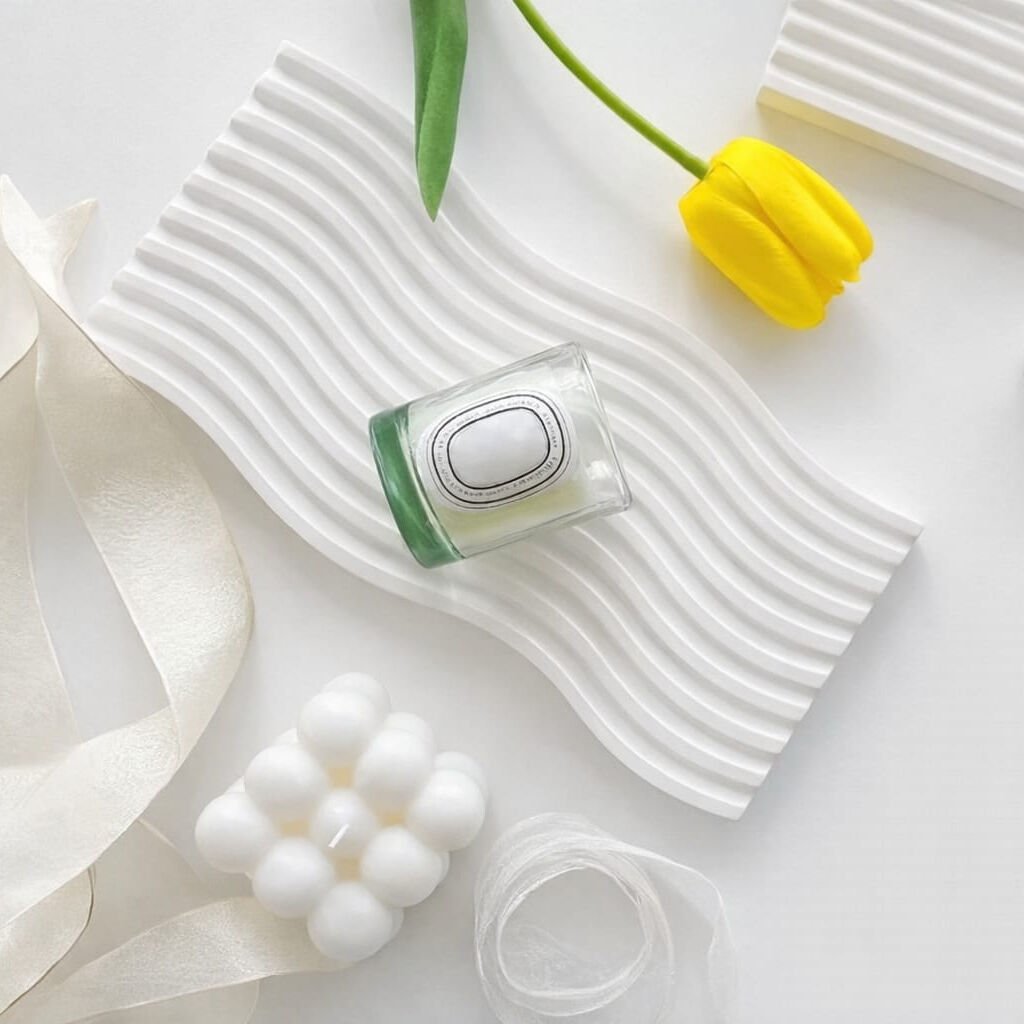 Dikdörtgen Dalgalı Sunumluk Silikon Kalıp