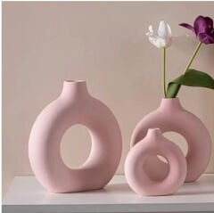 Simit Vazo Silikon Kalıp Seti 3’lü | Dekoratif Vazo Kalıbı