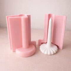 Klasik Modern Şamdan Mum Silikon Kalıp