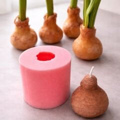 Gerçekçi Sümbül Soğanı Silikon Kalıbı