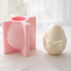 Kurdeleli Yumurta Silikon Kalıbı | Dekoratif Yumurta Kalıbı