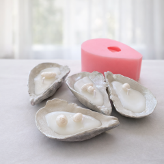 İstiridye Silikon Mumluk Kalıbı | Midye Kalıbı - Küçük