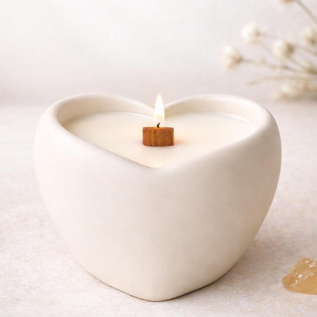 Kalp Mumluk Silikon Kalıp