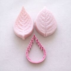 Gül Yeşil Yaprak Mini Kesici ve Damarlayıcı Set